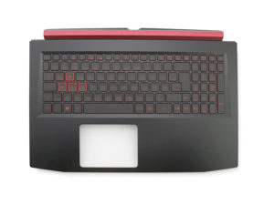Kann sich bei Hitze verziehen: ACER Notebook Tastatur mit roter Tastenbeleuchung
