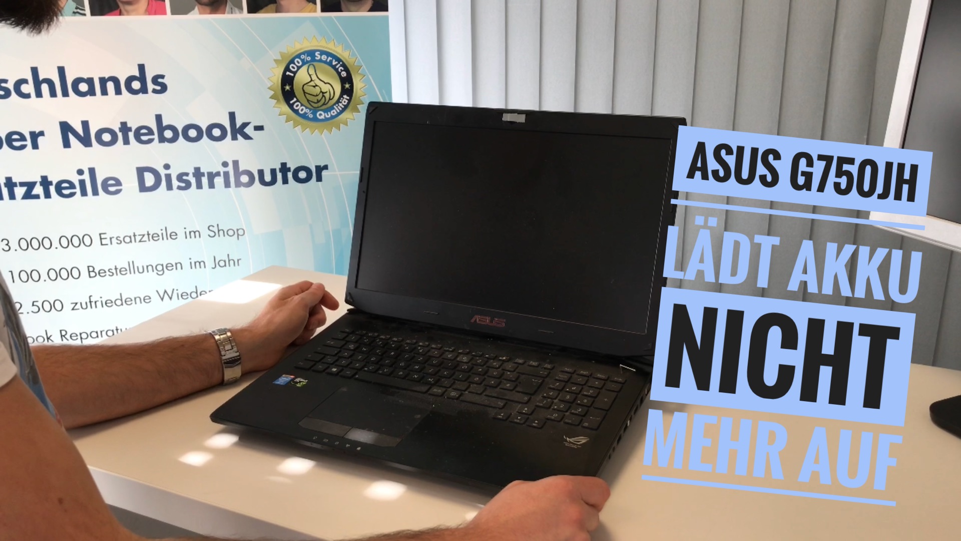 ASUS G750JH lädt Akku nicht mehr auf • notebook-doktor.de Blog