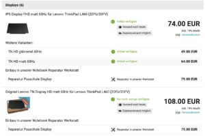 Lenovo Display kaufen