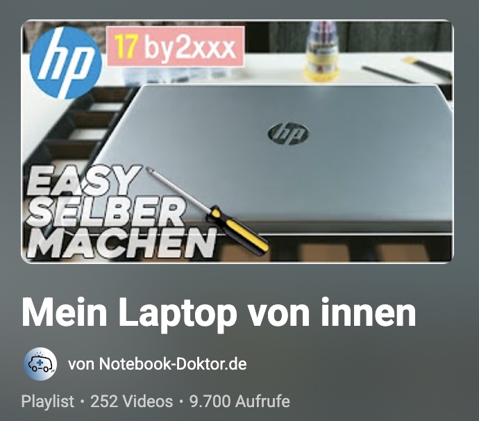 mein laptop zerlegen