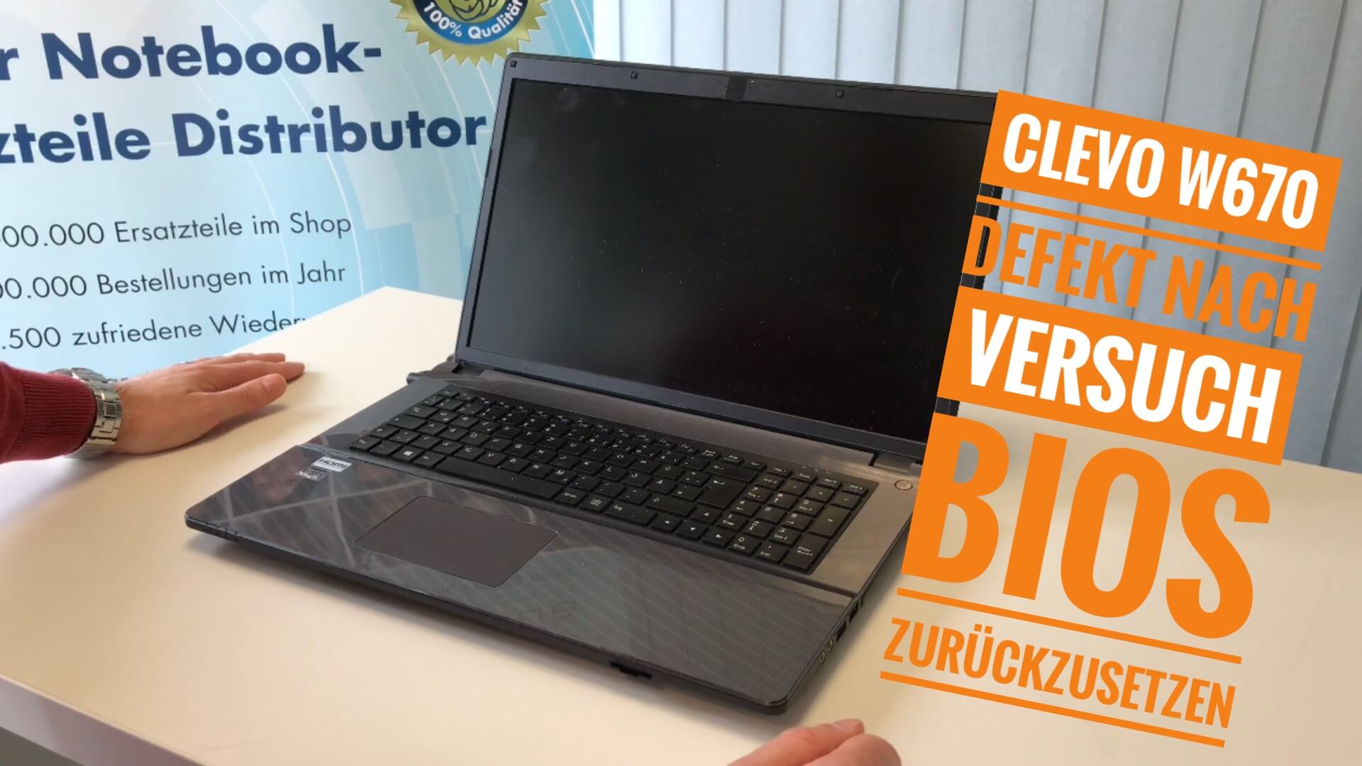 Laptop Reparatur CLEVO Notebook Mainboard Kostenvoranschlag Diagnose