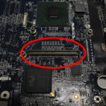 Grafikkarten Austausch / Reparatur Steckplatz eines Dell XPS M1710