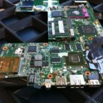 Mainboard für ein HP HDX18 Notebook mit refurbished VGA-Card