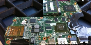 Mainboard für ein HP HDX18 Notebook mit refurbished VGA-Card