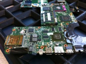 Mainboard für ein HP HDX18 Notebook mit refurbished VGA-Card