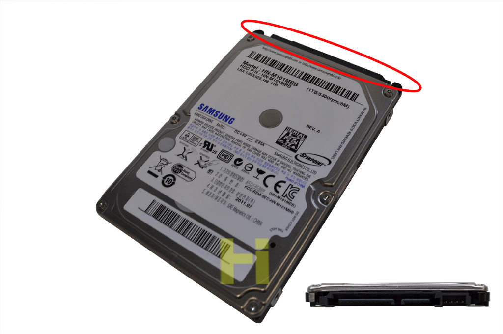 Festplatte mit - mm Bauhöhe Achtung HDD passt 9,5 diese in nicht Schacht jeden