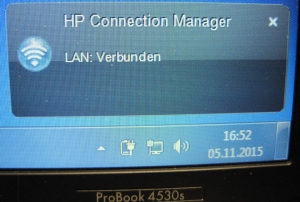 Die LAN-Verbindungen aller vier HP ProBooks funktionierten nach dem Ersetzen der defekten LAN-Buchsen wieder problemlos.