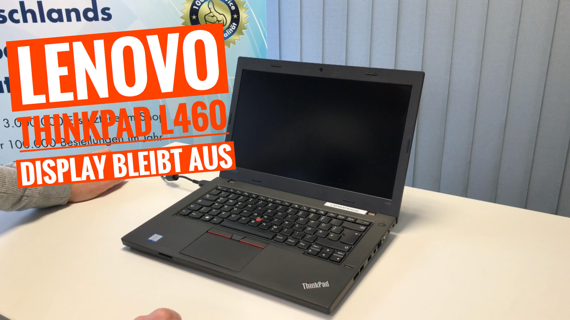 Lenovo ThinkPad L460 Display bleibt aus