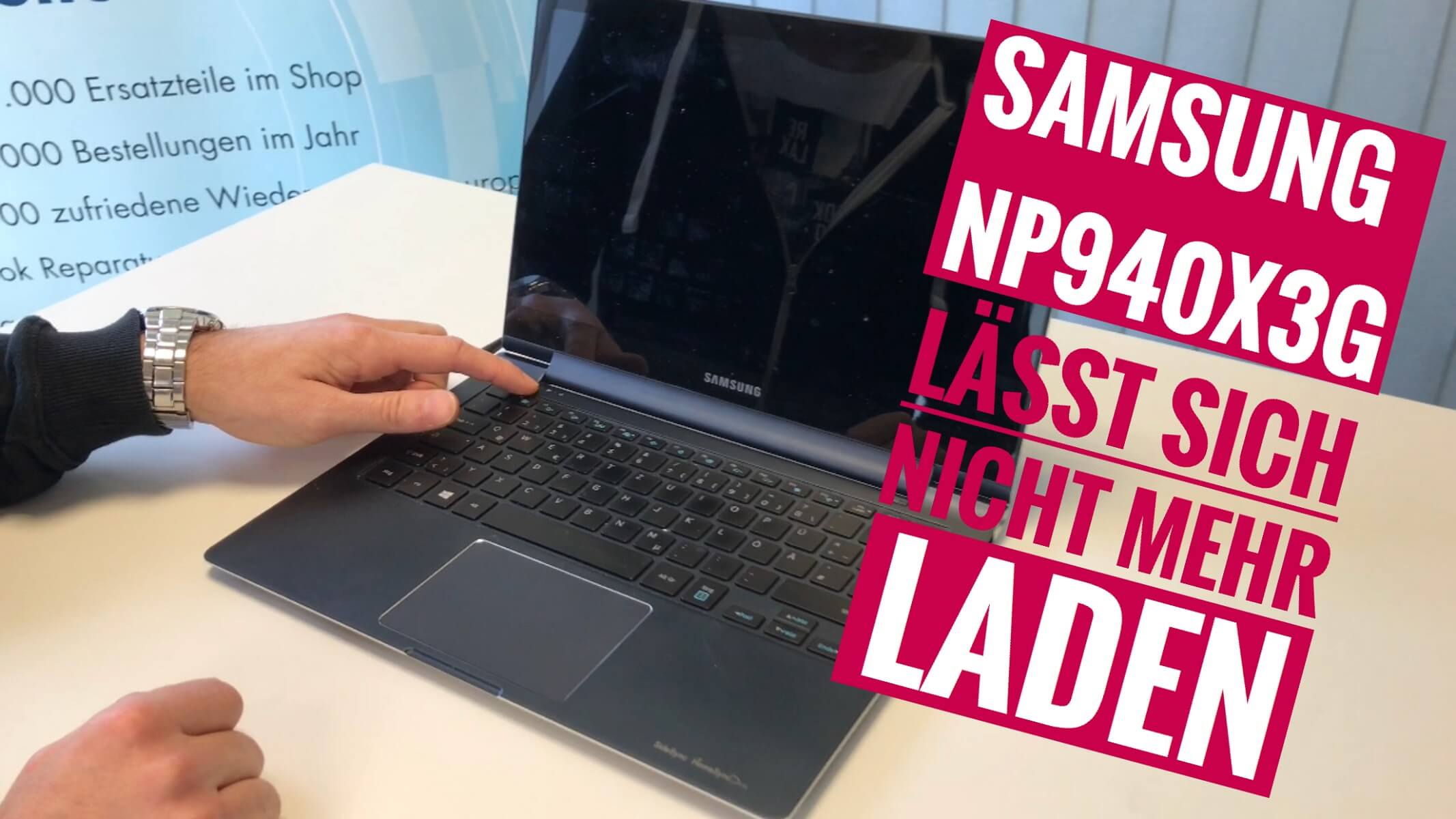 Samsung NP940X3G lässt sich nicht mehr laden