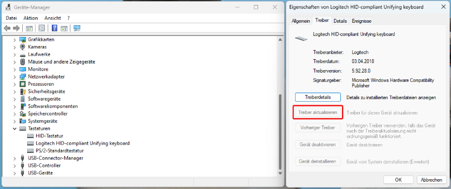 Treiber aktualisieren