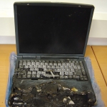 Notebook Brand nach Explosion des Noebook-Akkus