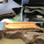 Extrembeispiele für verschmutzte Notebook-Kühler bzw. Lüfter.