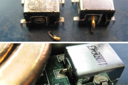 Notebook Strombuchse Reparatur ACER Aspire E1-571G Laptop 