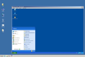Virtuelles Win XP wird im Fenster ausgeführt