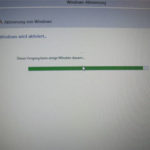 Warten, warten, warten, leider ohne Ende. Nach dem Mainboardtausch lässt sich Windows 8 nicht mehr aktivieren.